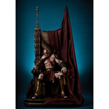 God of War Statue 1/4 Kratos on Throne 74 cm (without out brown shipper)